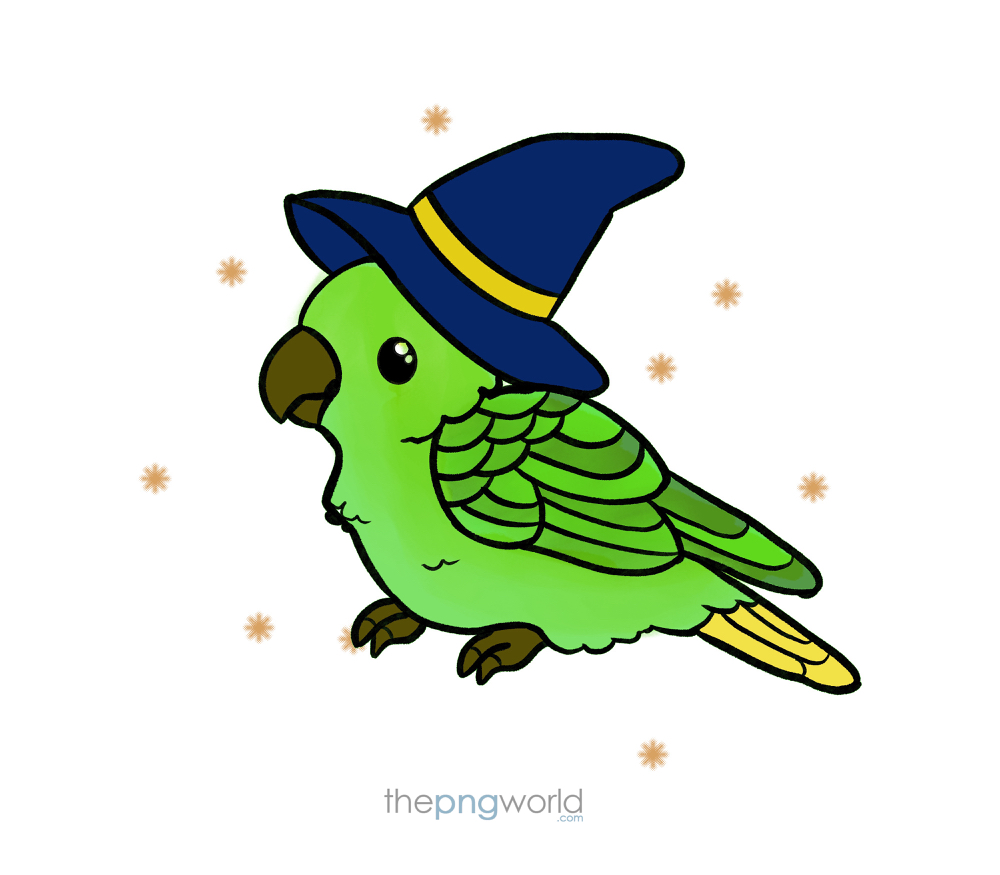 Birdy Parrot Bird,parrot,cute,little,kids,cartoon,character,green parrot,love birds,illustration,hat,cap,decoration,wall art,tree,branch,playful,toy,feather